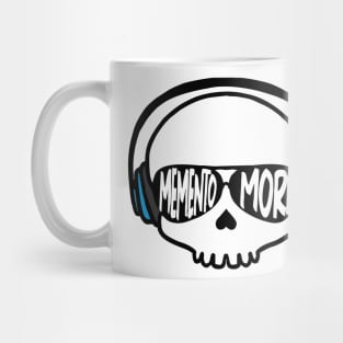 skull with headphones Mug